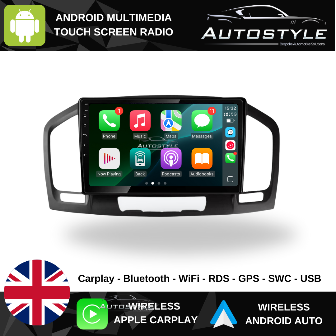 VW Insignia 9" Android Screen Upgrade and Wireless Apple CarPlay