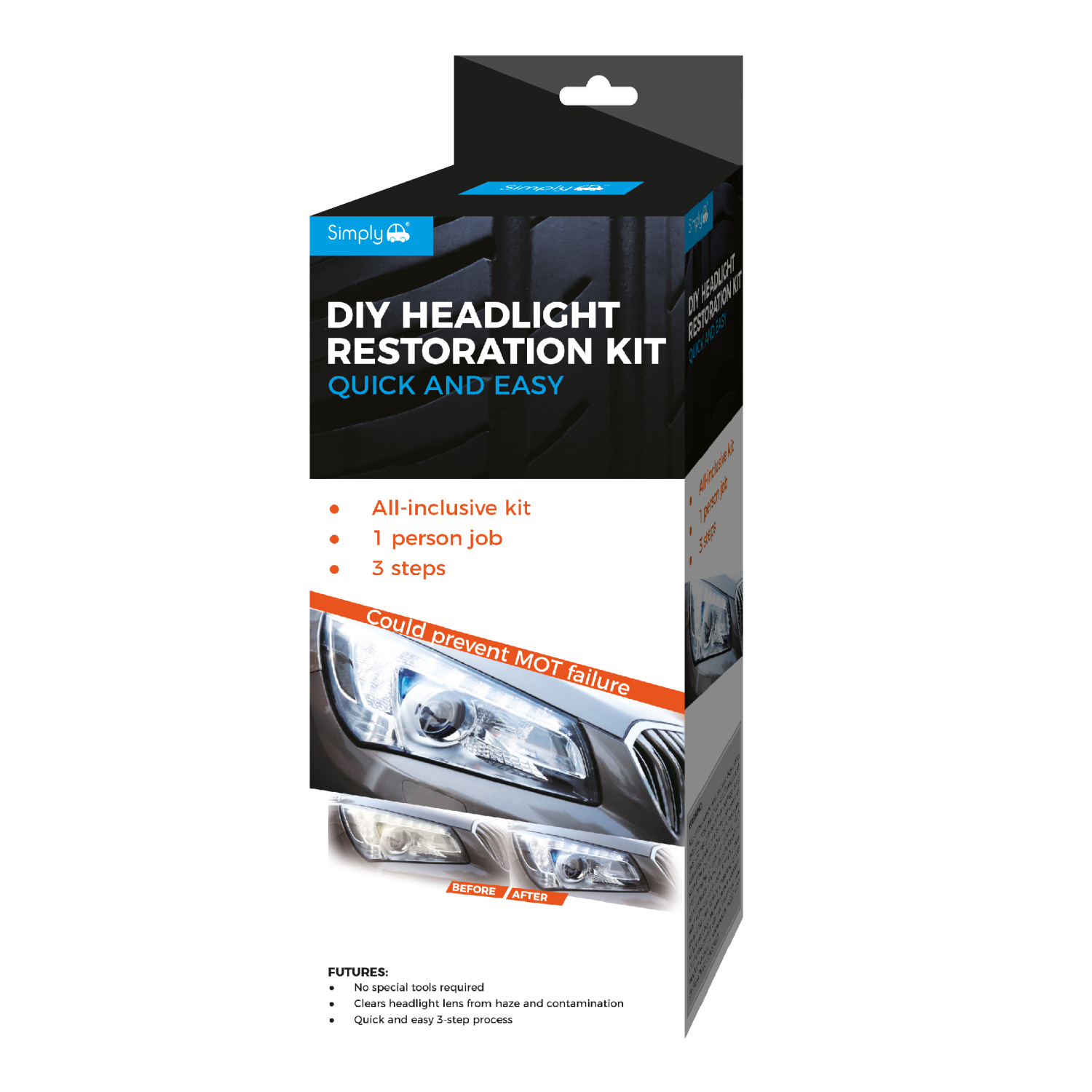 Simply - DIY Headlight Restoration Kit