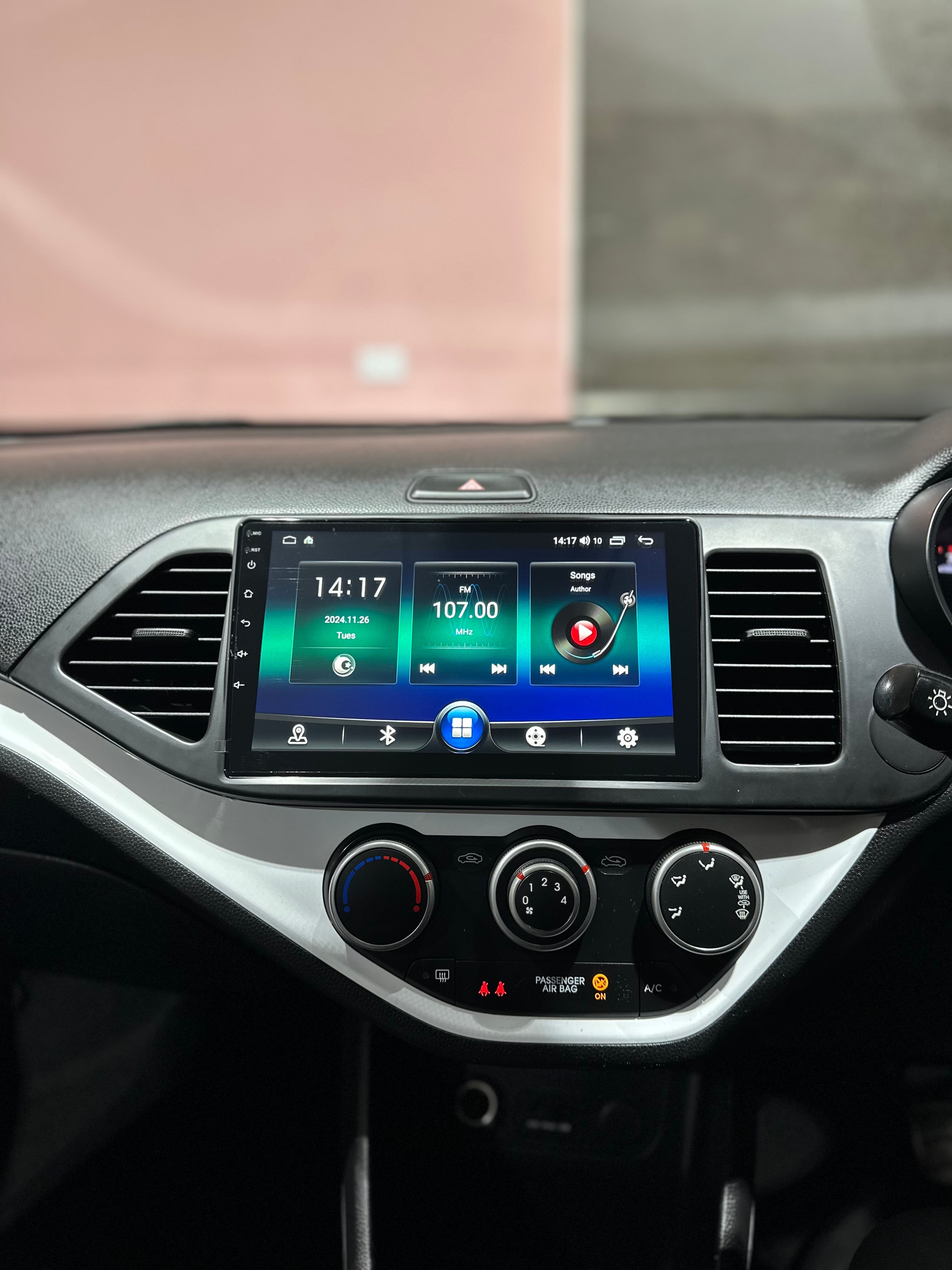 Kia Picanto Apple Carplay / Android Auto 9" Stereo Upgrade