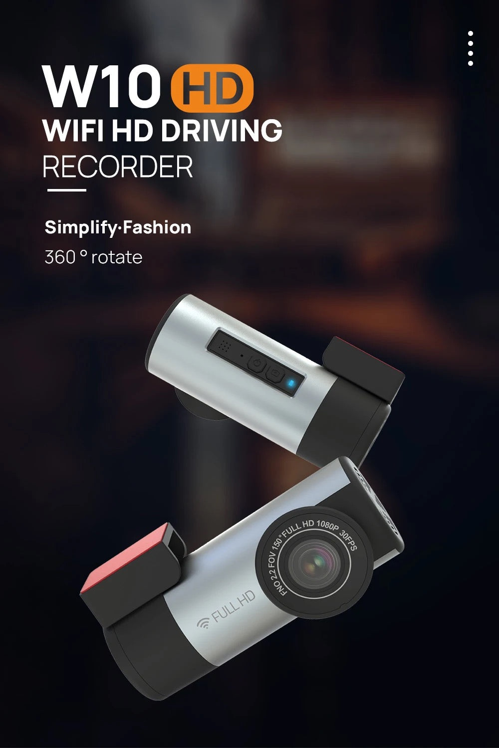 W10 HD Dashcam