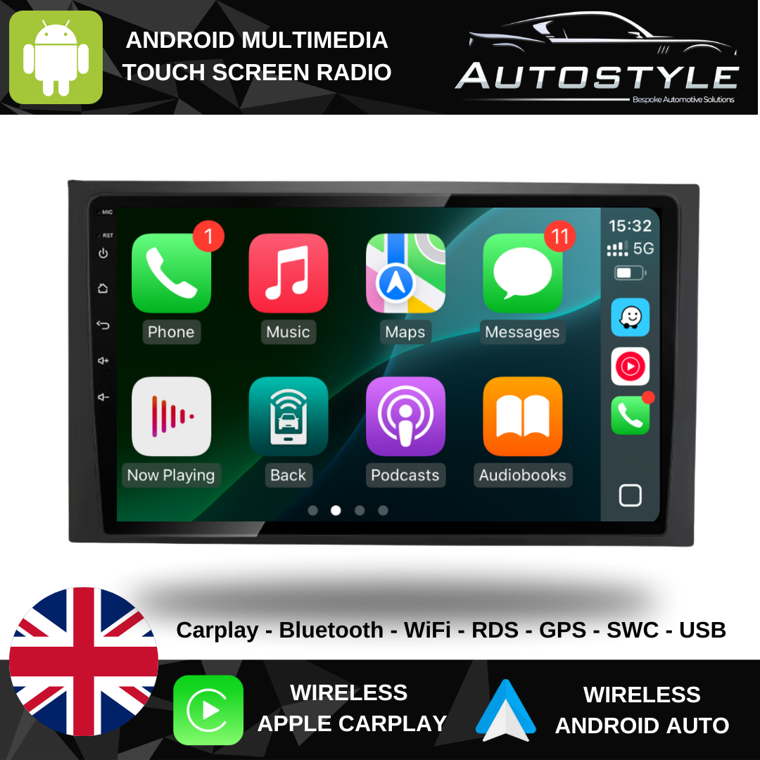 Mercedes-Benz Actros Apple Carplay / Android Auto 9" Stereo Upgrade 2011-23