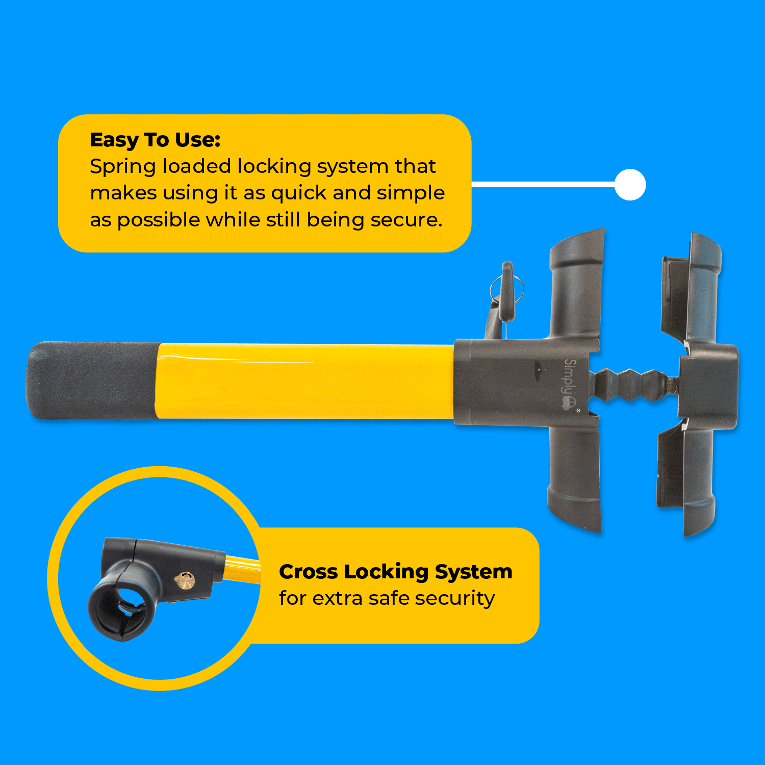 T-Bar Steering Lock