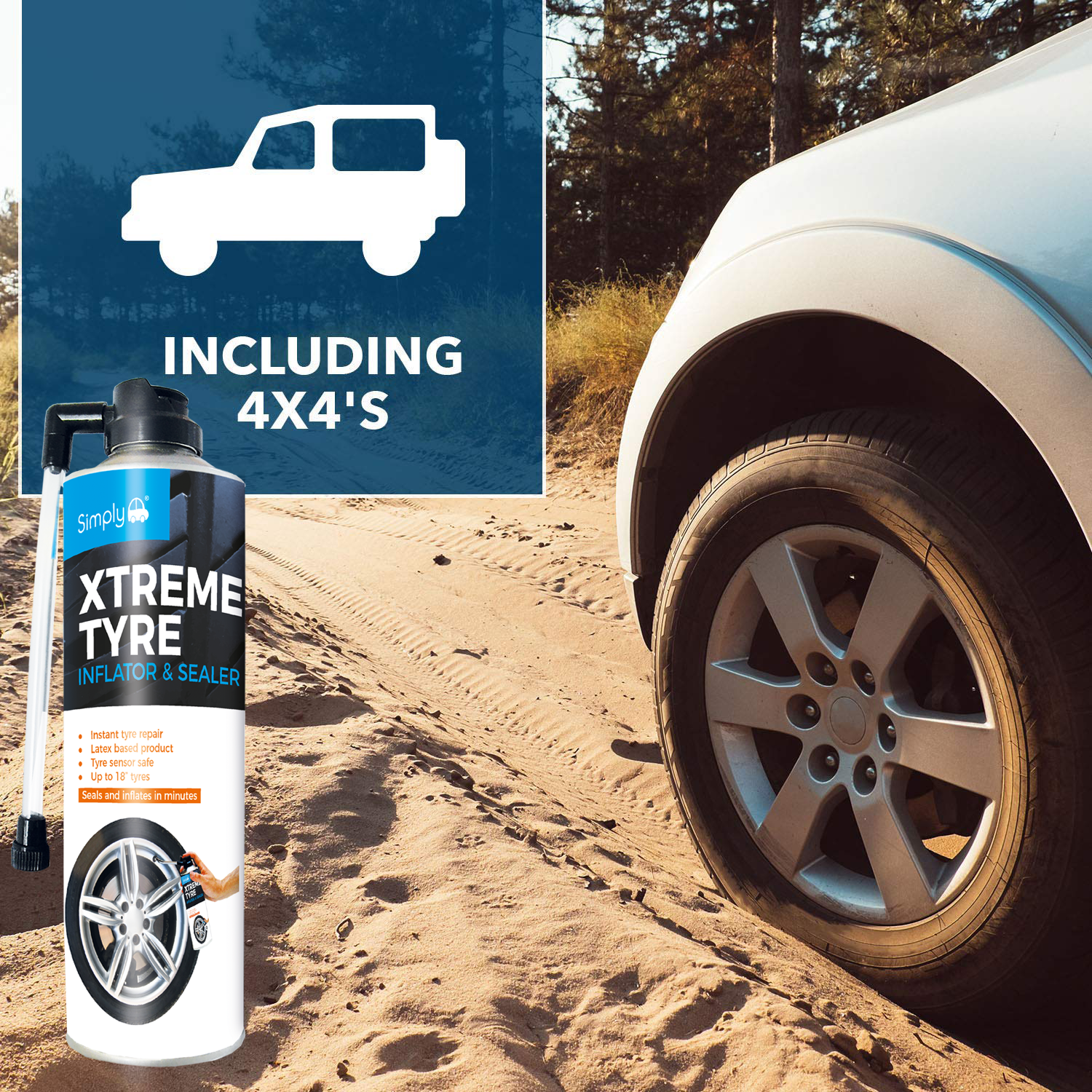 Simply - Xtreme Tyre Inflator & Sealer