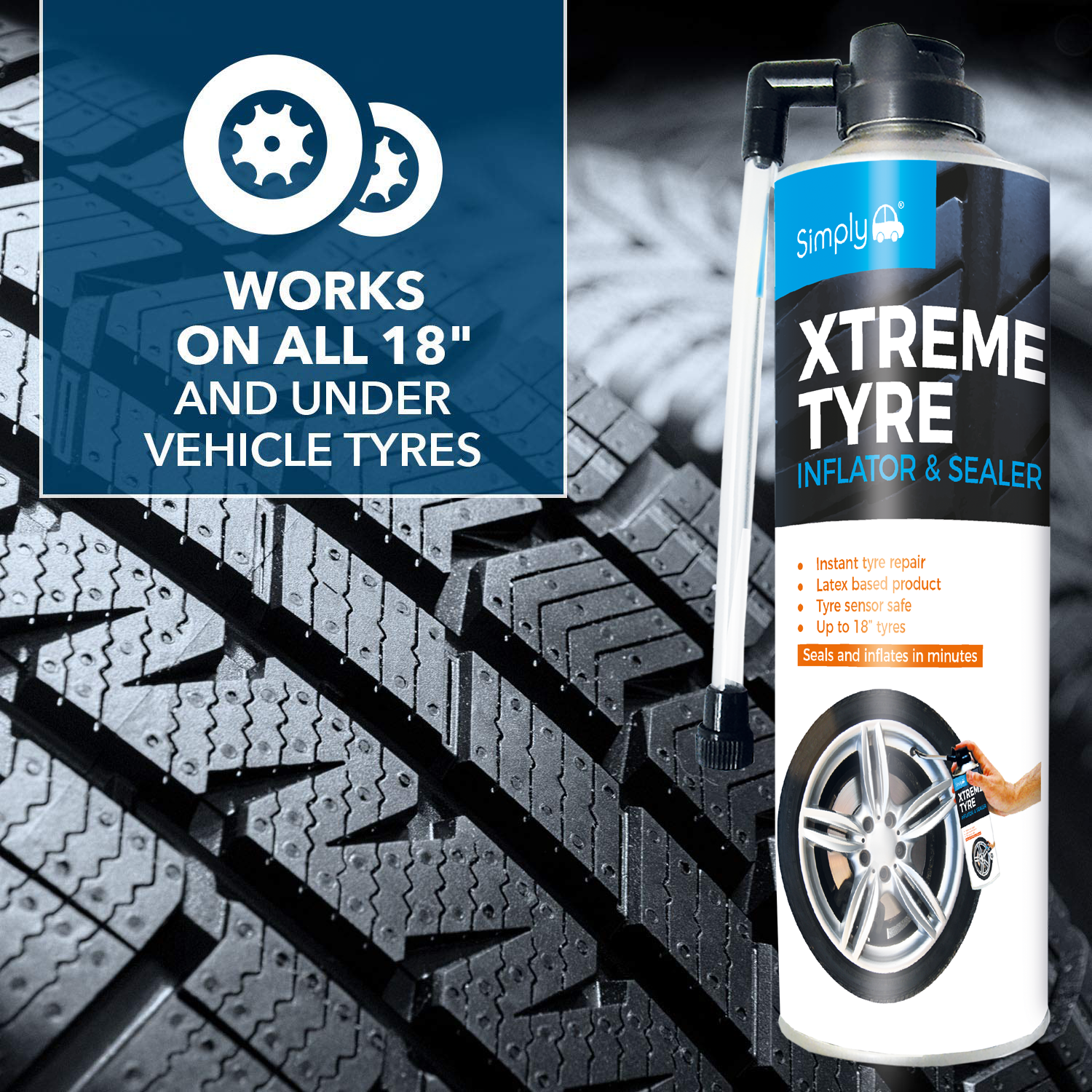 Simply - Xtreme Tyre Inflator & Sealer