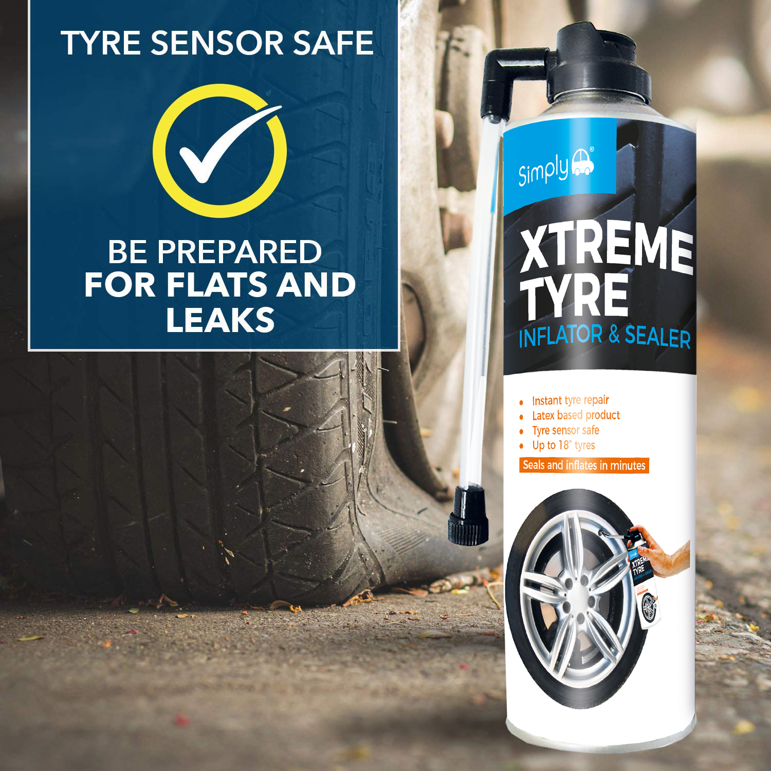 Simply - Xtreme Tyre Inflator & Sealer