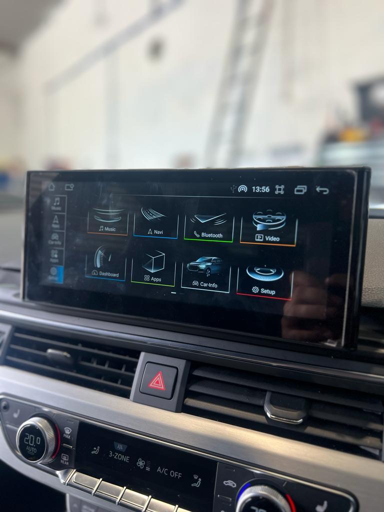 Audi A5 B9(2017-) 10.25" Android Screen Upgrade and Wireless Apple CarPlay RHD - AUTOSTYLE UK