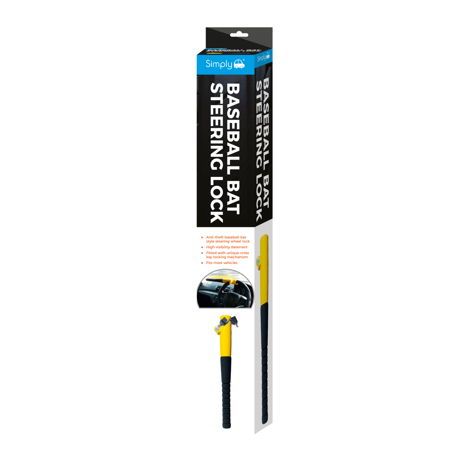 Baseball Steering Lock