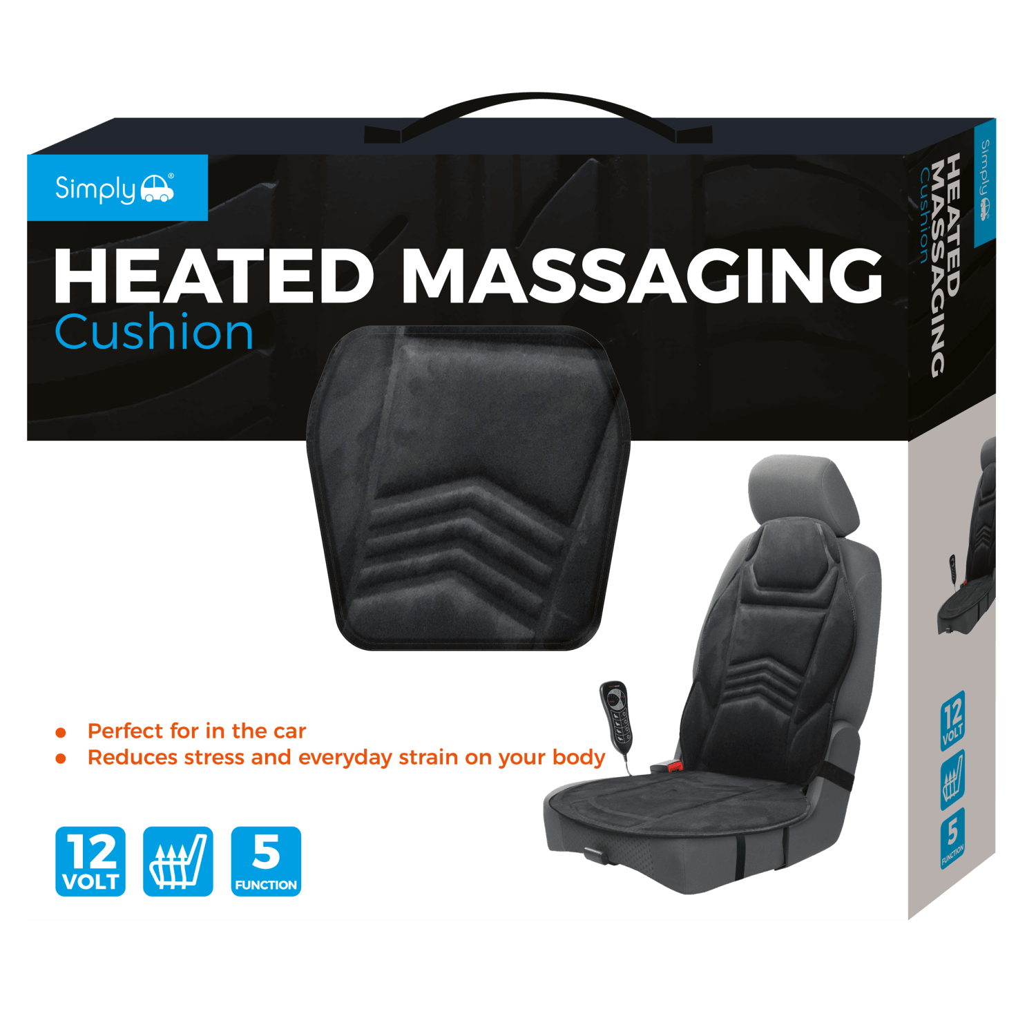 Heated Massage Seat Cushion - AUTOSTYLE UK