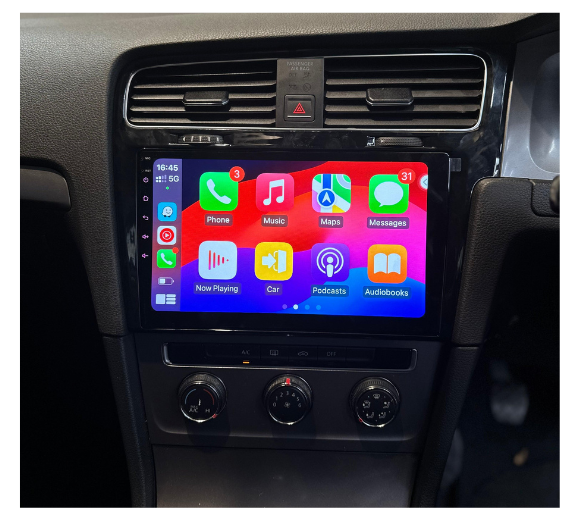 VW Golf Mk7 Apple Carplay / Android Auto 10" Stereo Upgrade RHD (2012 - 2016)