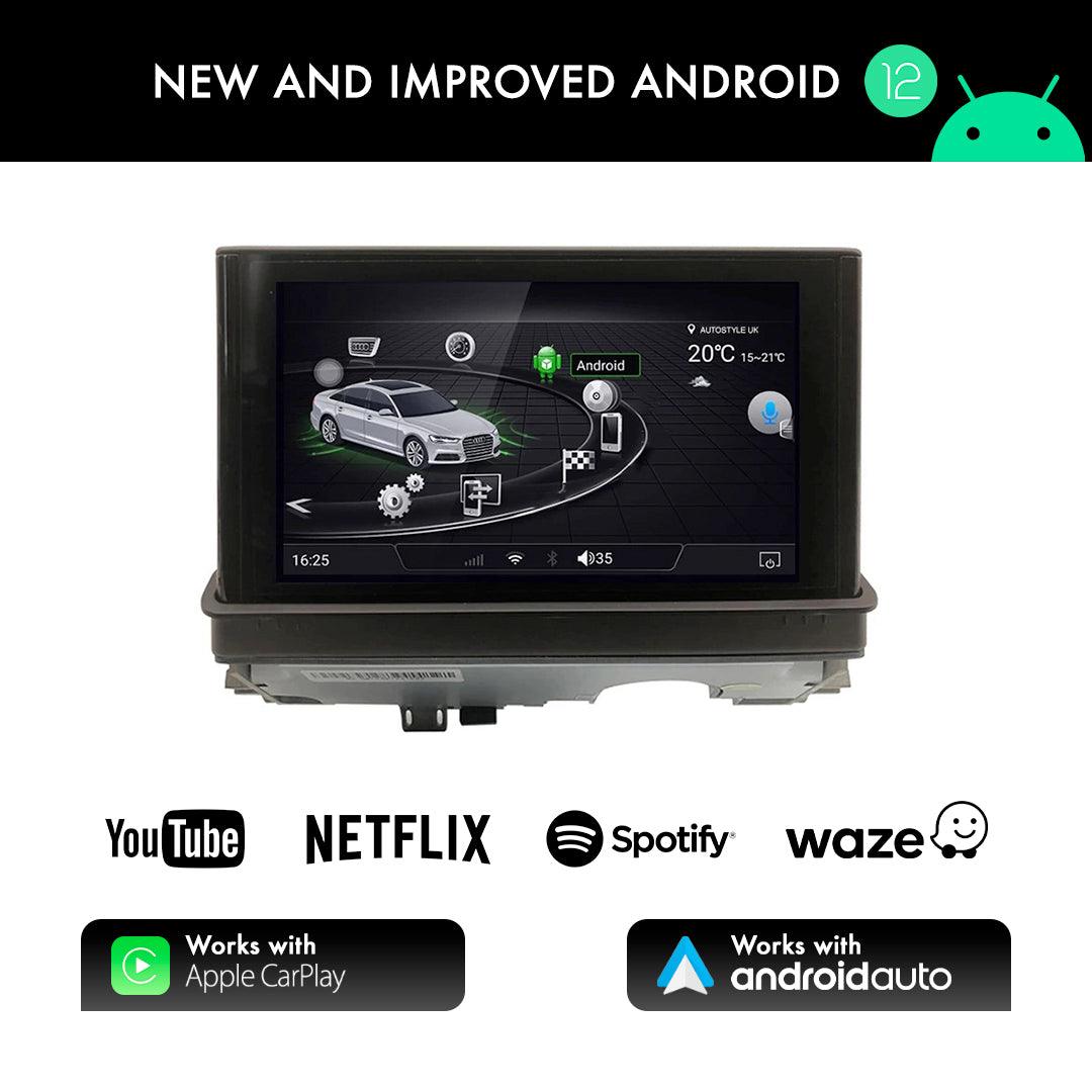 Audi A3 (2014-2018) 7" Flip-Out Android Screen Upgrade and Wireless Apple CarPlay - AUTOSTYLE UK