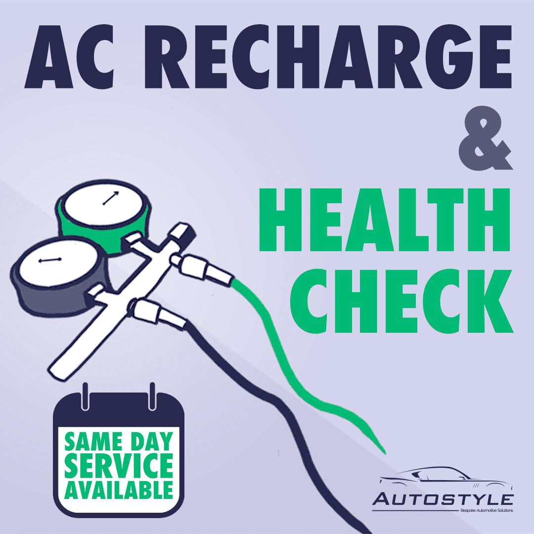 Car Air Con Regas and AC Health Check (R1234YF) - AUTOSTYLE UK