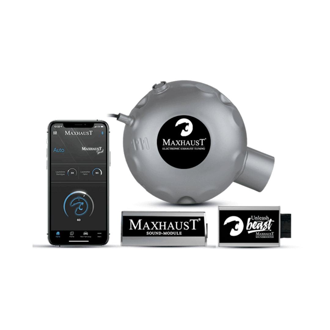 Maxhaust Active Sound System, Sound Booster with APP control - AUTOSTYLE UK