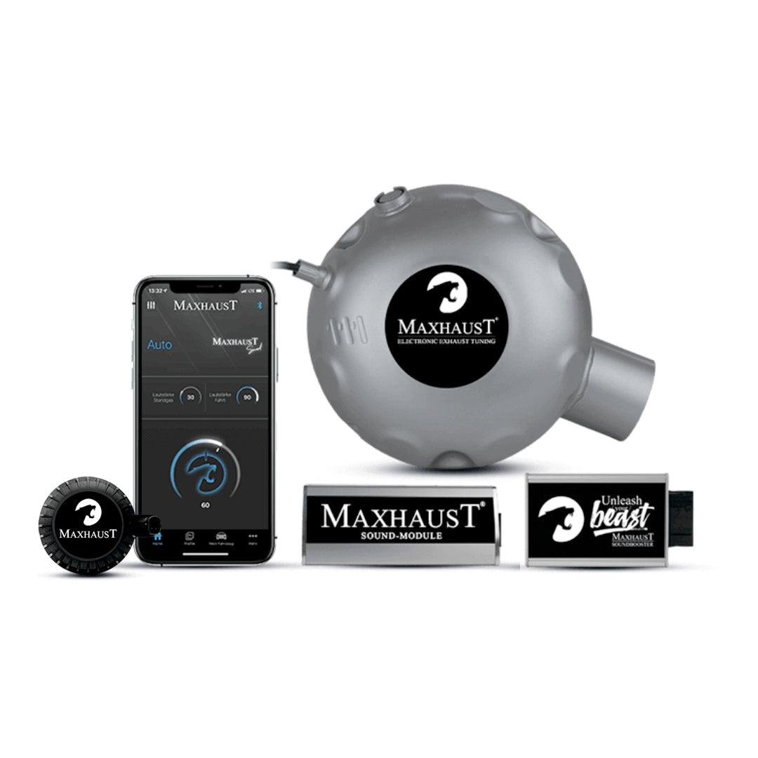 Maxhaust Active Sound System, Sound Booster with APP control - AUTOSTYLE UK