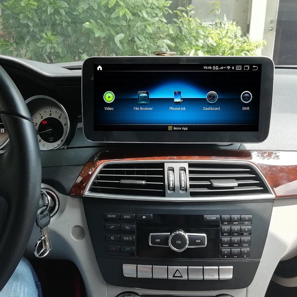 Mercedes-Benz C Class W204/S204 (2011-2014) 10.25" Android Screen Upgrade and Wireless Apple CarPlay RHD - AUTOSTYLE UK