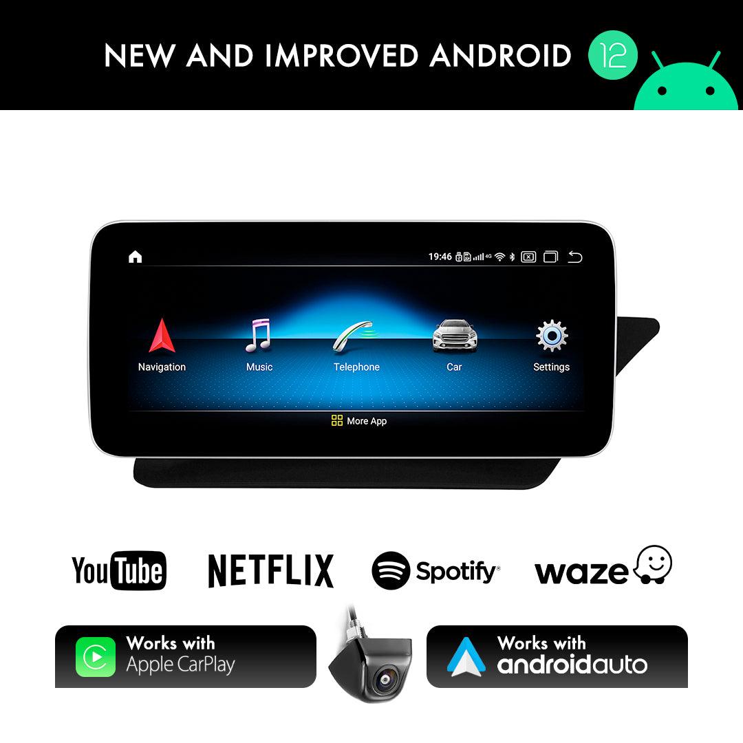 Mercedes-Benz E Class 2-Door Coupe C207/A207 (2010-2016) 10.25" Android Screen Upgrade and Wireless Apple CarPlay RHD - AUTOSTYLE UK