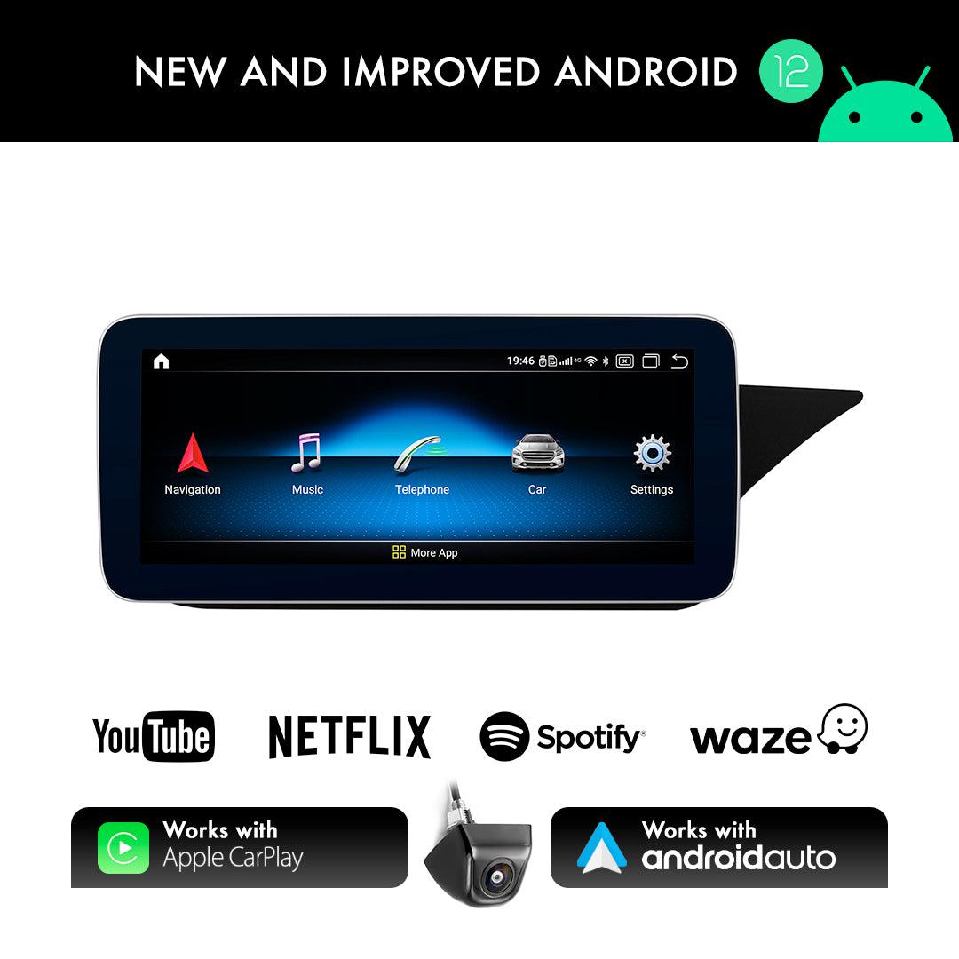 Mercedes-Benz E Class W212/S212 (2010-2016) 10.25" Android Screen Upgrade and Wireless Apple CarPlay RHD - AUTOSTYLE UK