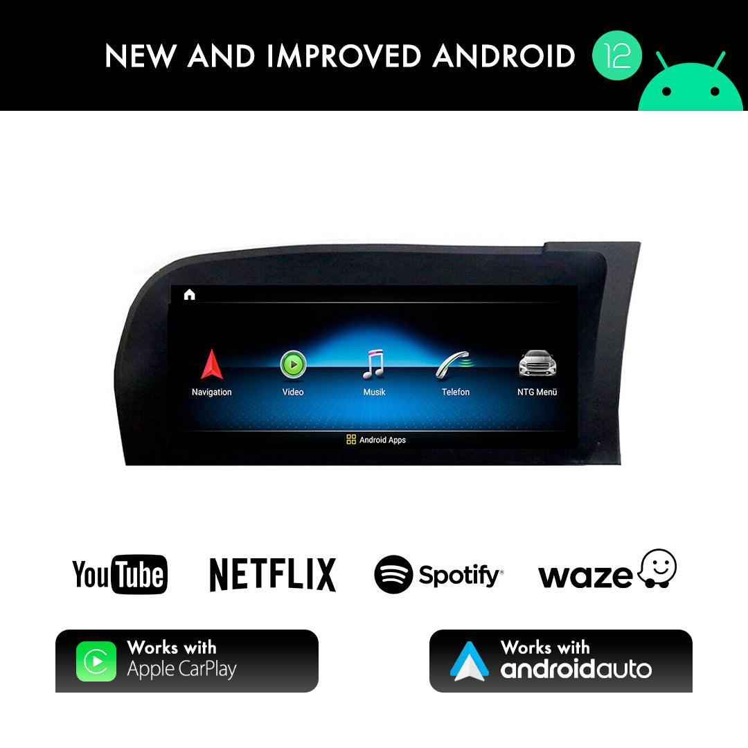 Mercedes-Benz S Class W221 (2005-2013) 10.25" Android Screen Upgrade and Wireless Apple CarPlay RHD - AUTOSTYLE UK