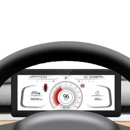 Tesla Model 3 / Model Y 9" LCD Virtual Cluster Clock + CarPlay Display Upgrade - AUTOSTYLE UK