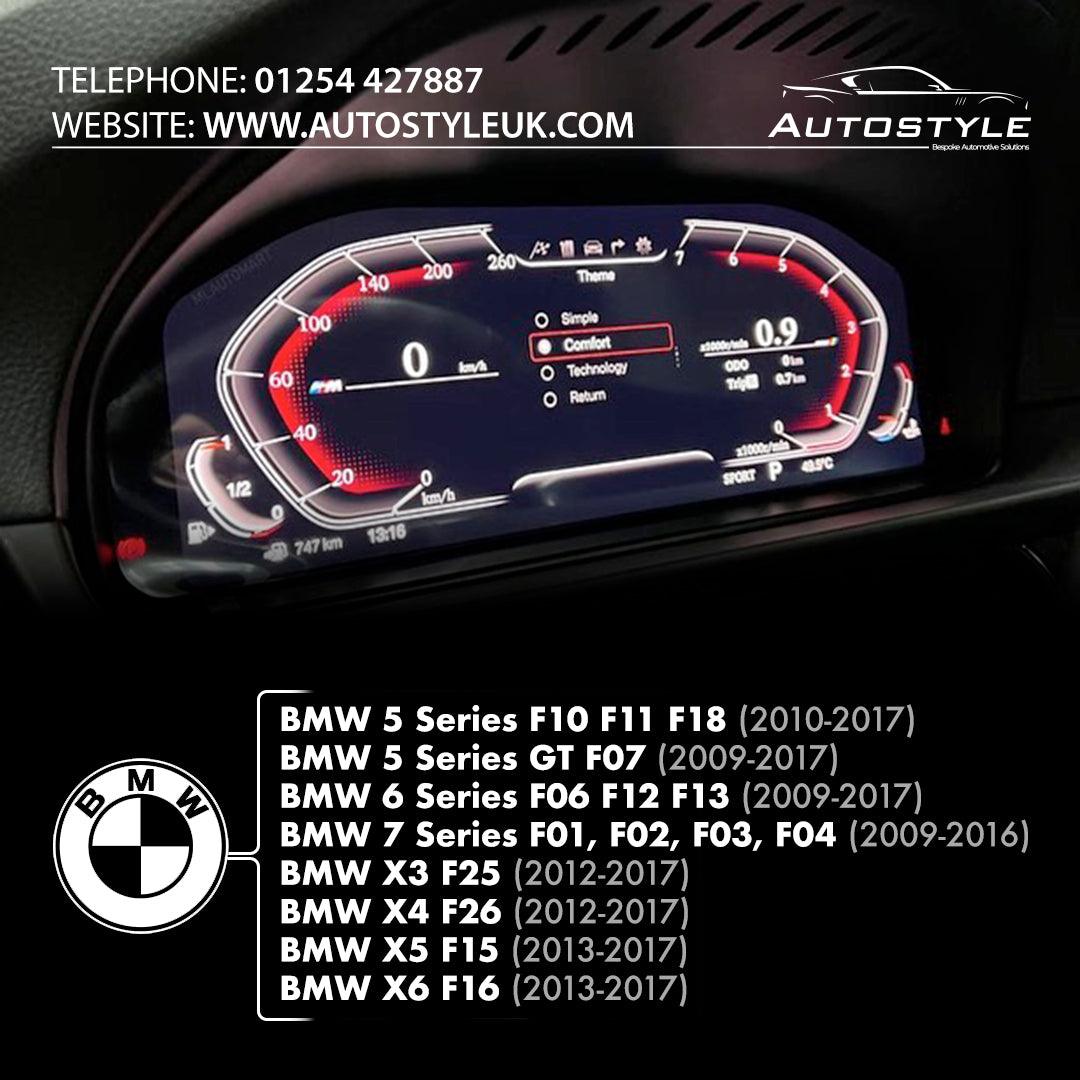 Universal BMW Virtual Cluster Clock Upgrade (2009-2017) - AUTOSTYLE UK
