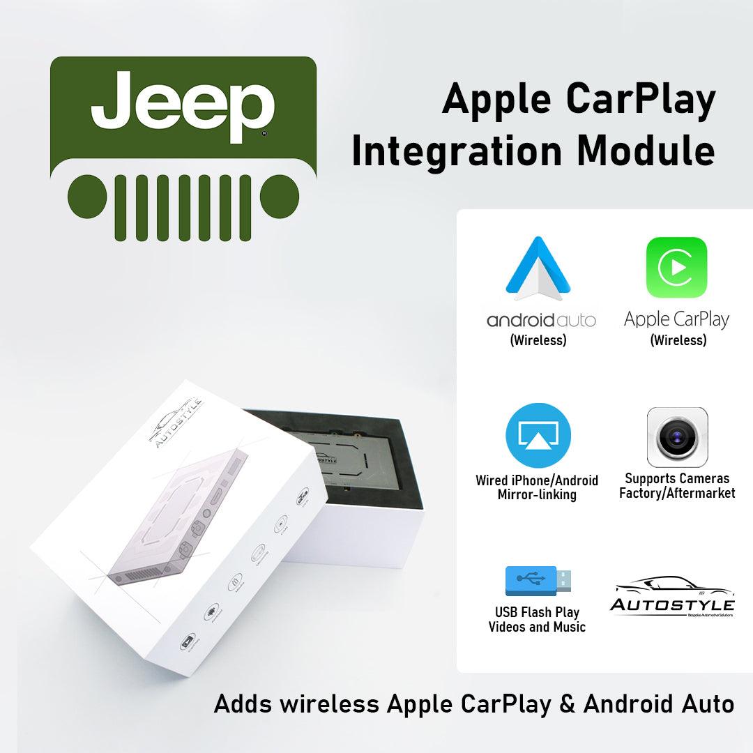 Wireless Apple CarPlay/Android Auto for JEEP Cherokee/Commander/Compass/Grand Cherokee (2014-2020) - AUTOSTYLE UK