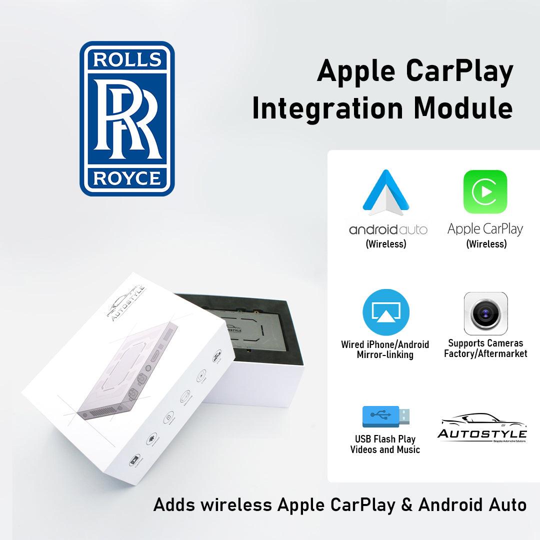 Wireless Apple CarPlay/Android Auto for Rolls-Royce Cullinan/Dawn/Ghost/Phantom/Wraith (2009-2018) - AUTOSTYLE UK